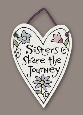 Sisters Share the Journey Wall Plaque - Heart of the Home PA