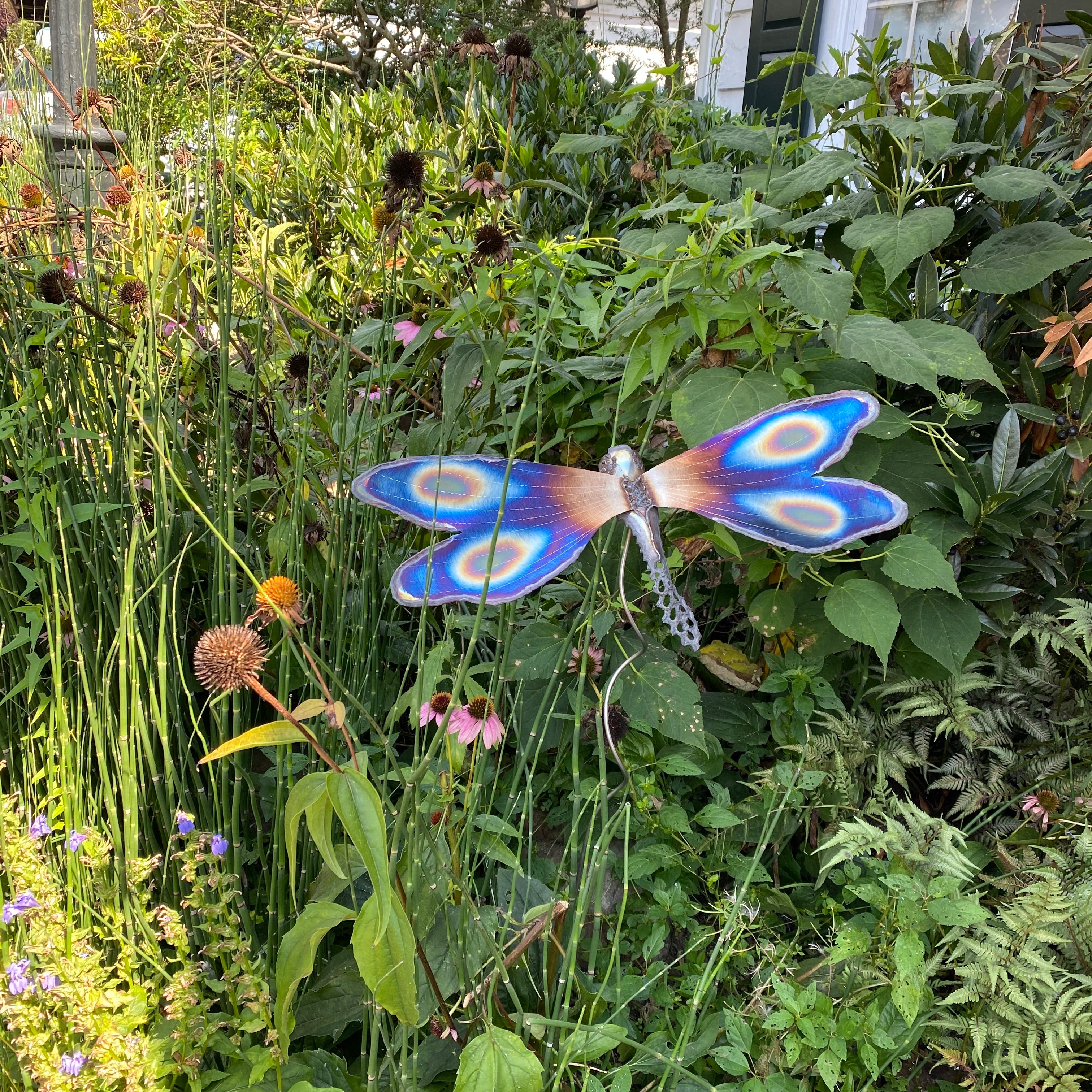 Dragonfly Sculpture on Garden Stake - Heart of the Home PA