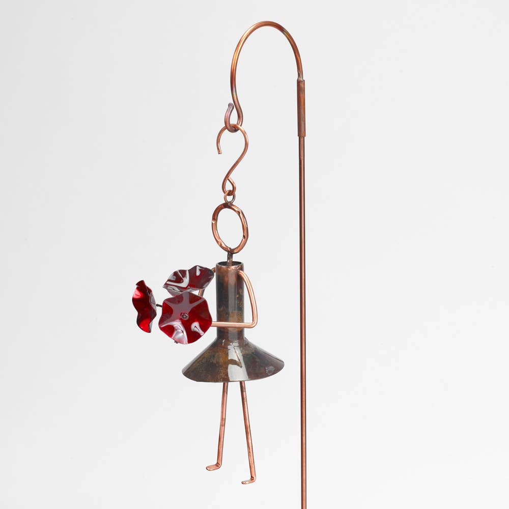 Flower Girl Garden Folk Garden Stake - Heart of the Home PA