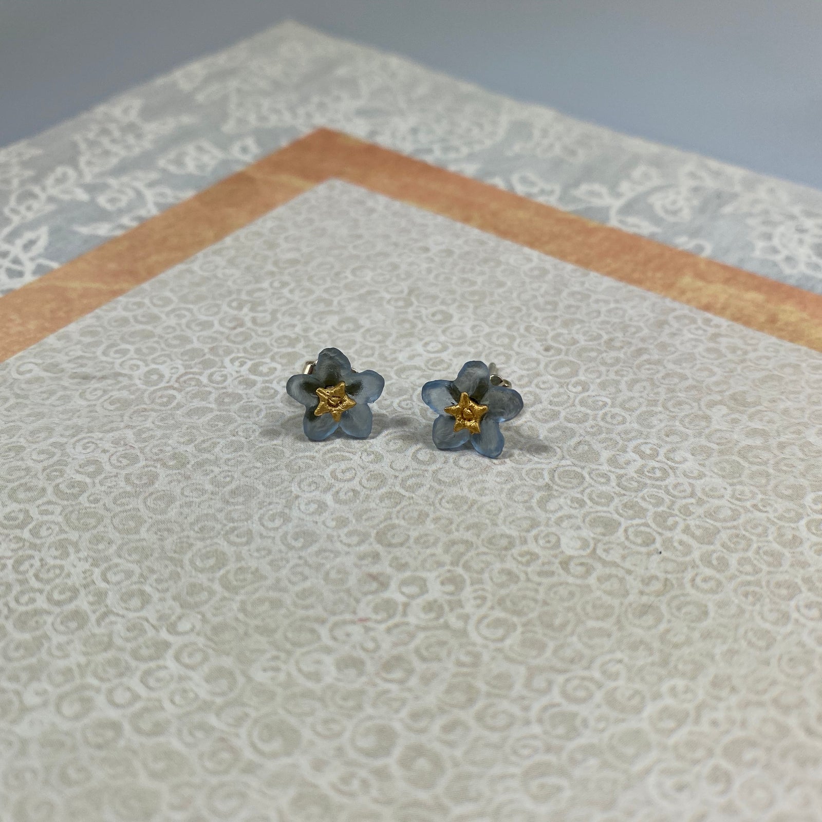 Forget Me Not Petite Post Earrings - Heart of the Home PA