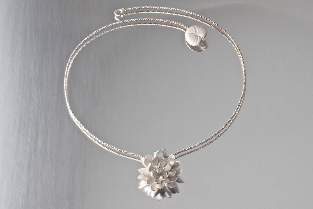 Water Lily Large Pendant - Heart of the Home PA