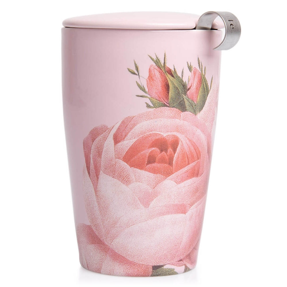 Jardin Rose KATI Cup &amp; Tea Infuser - Heart of the Home PA