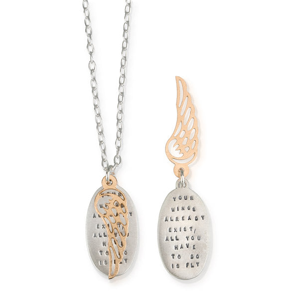 Your Wings Exist Pendant - Heart of the Home PA