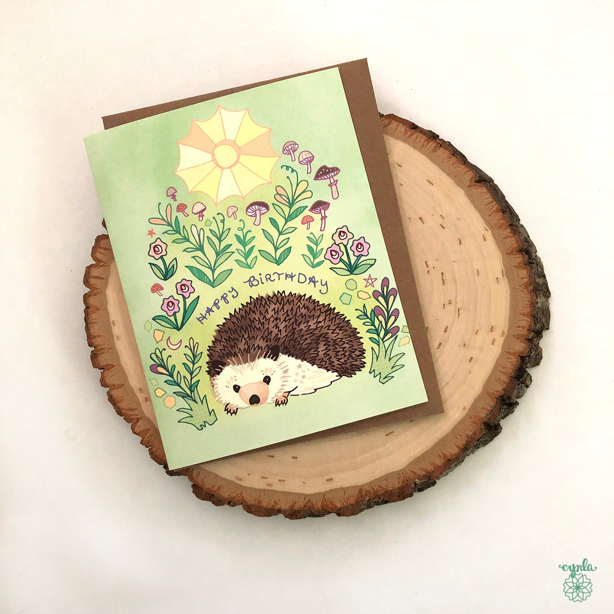 Hedgehog Birthday Card - Heart of the Home PA