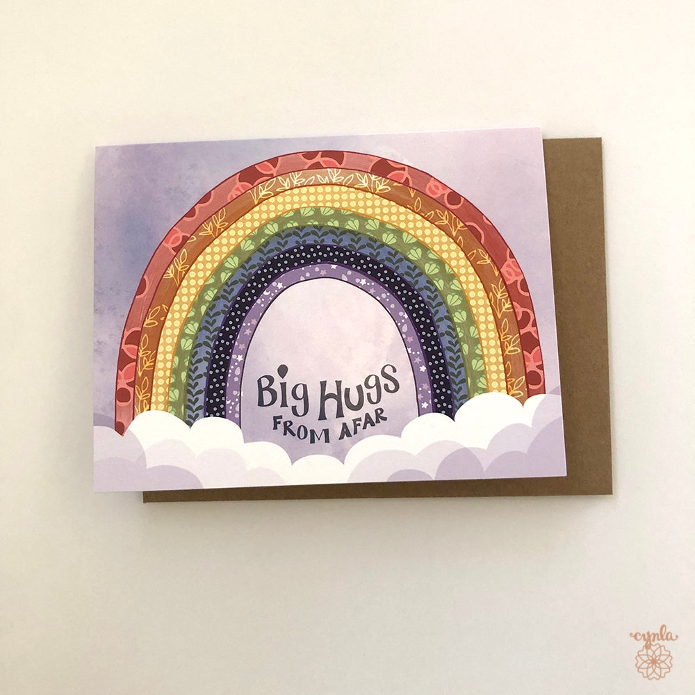 Rainbow Hugs Card - Heart of the Home PA