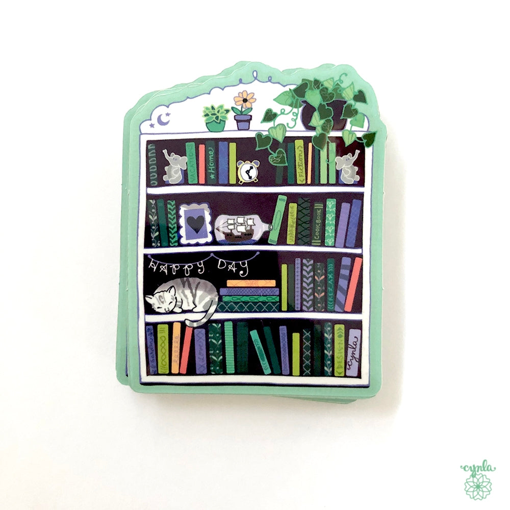 Bookcase Sticker - Heart of the Home PA