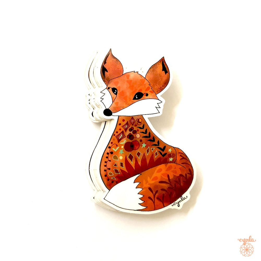 Sun Fox Sticker - Heart of the Home PA
