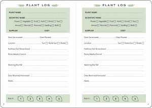 Gardener&#39;s Logbook - Heart of the Home PA
