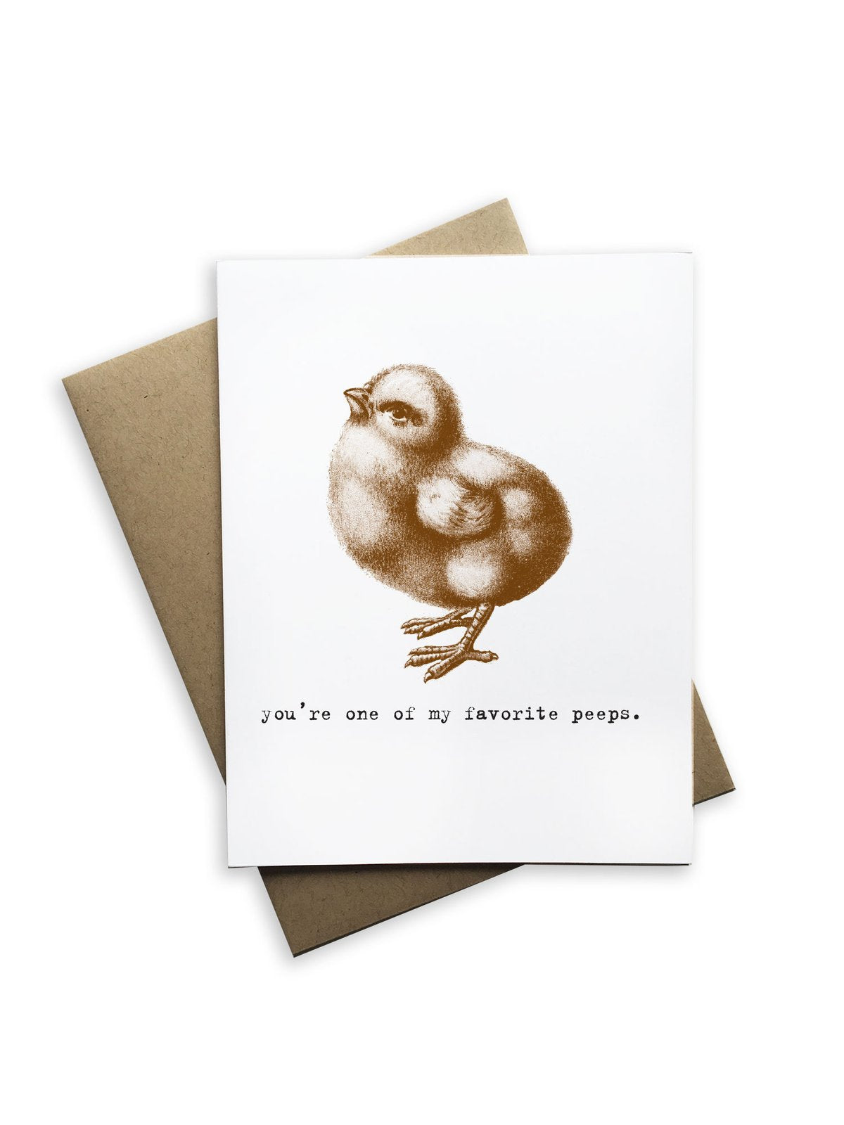 You&#39;re One of My Favorite Peeps Notecard - Heart of the Home PA