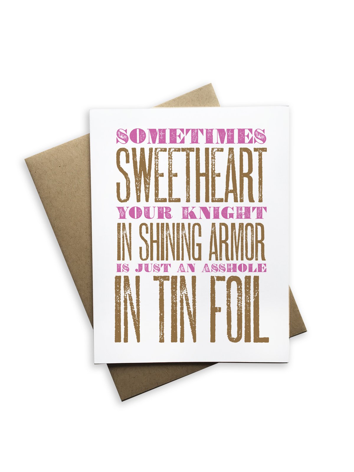 Knight in Shining Armor Notecard - Heart of the Home PA