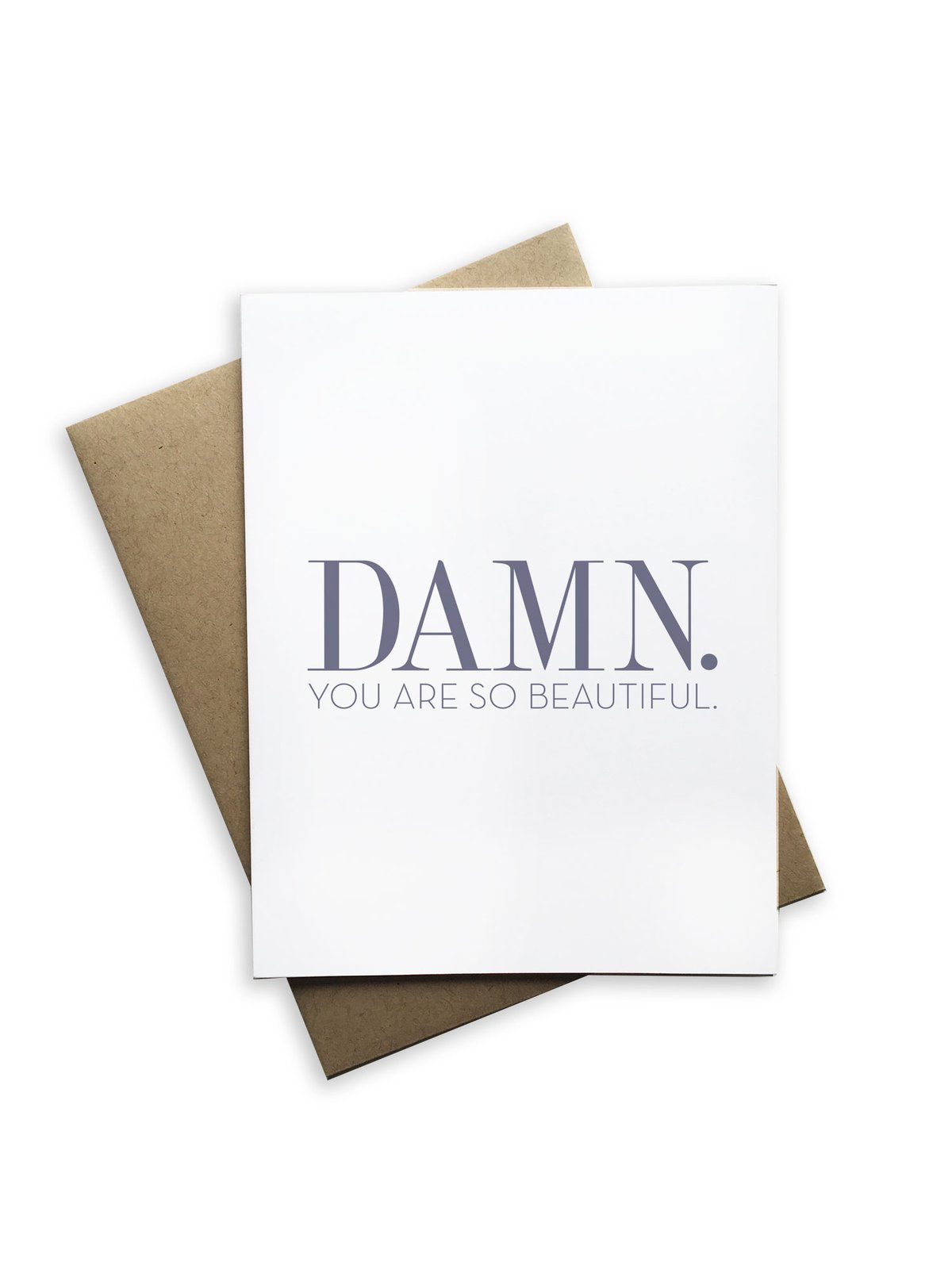 Damn. You are so Beautiful Notecard - Heart of the Home PA