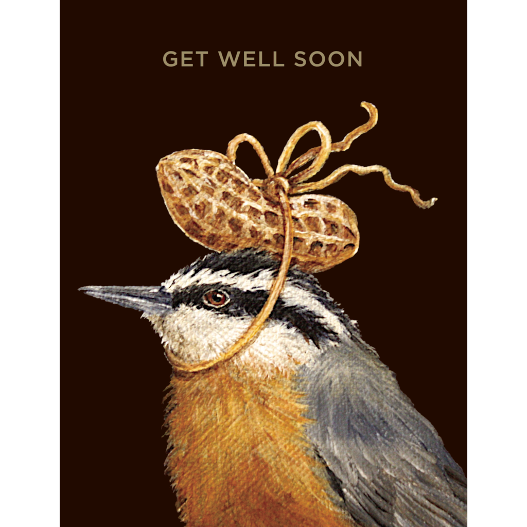 Get Well Peanut Card - Heart of the Home PA