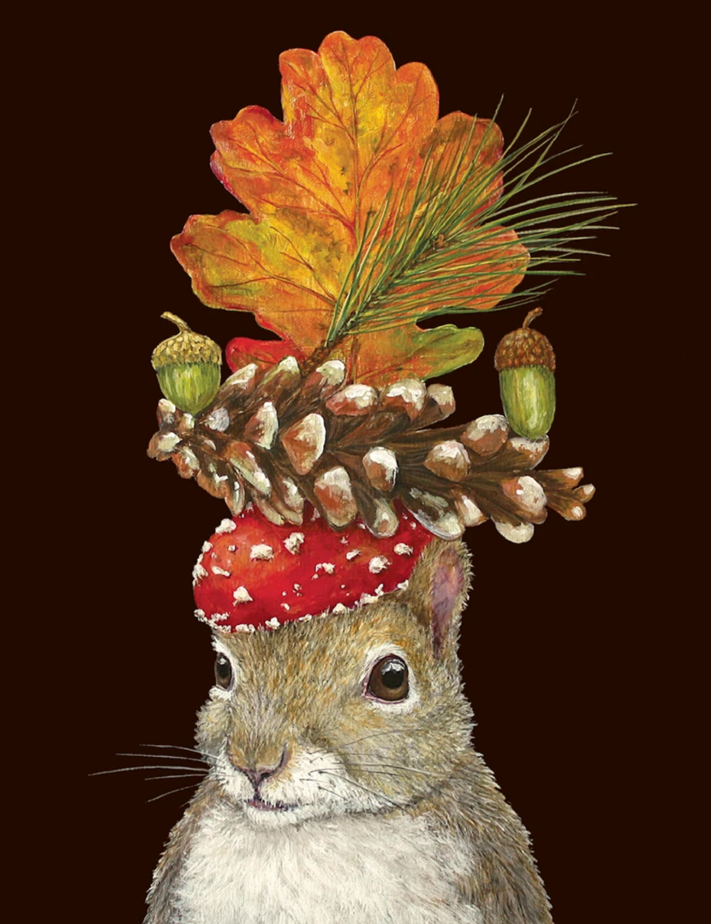 Autumn Squirrel Card - Heart of the Home PA