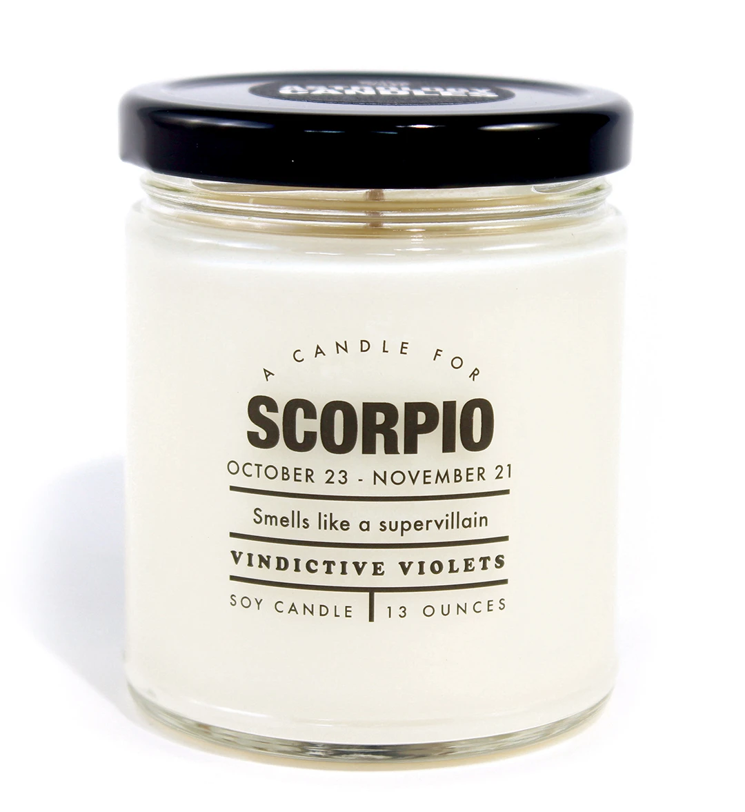 Astrology Candle Scorpio - Heart of the Home PA