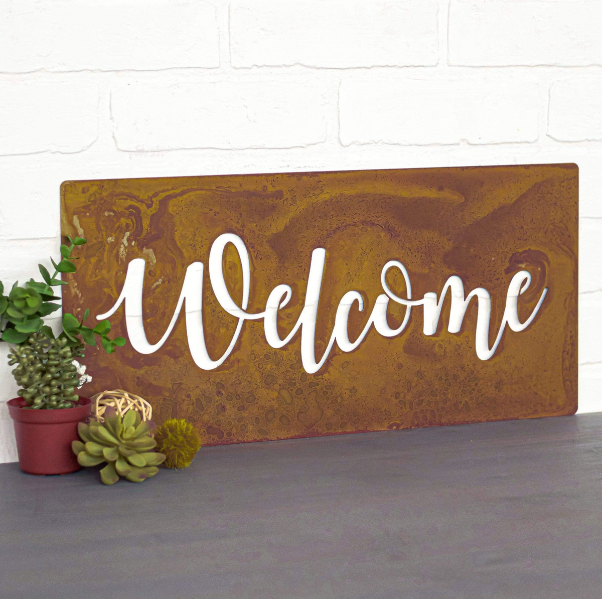 &quot;Welcome&quot; Wall Art - Heart of the Home PA