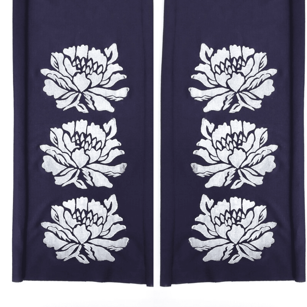 Peony Skinny Scarf in Indigo - Heart of the Home PA