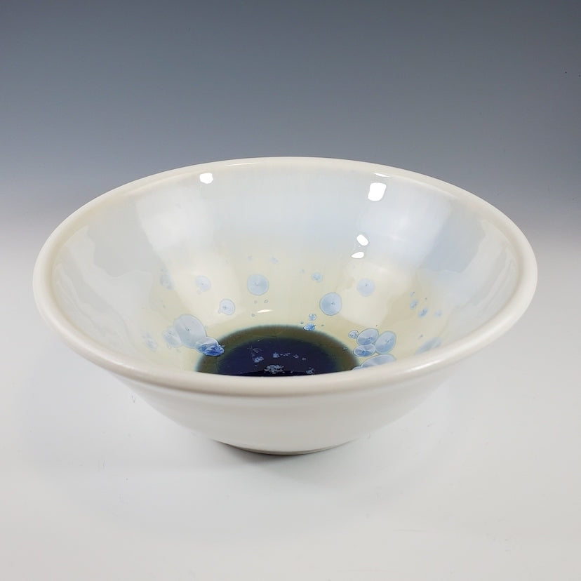 Mini Bowl in Ivory with Blue - Heart of the Home PA