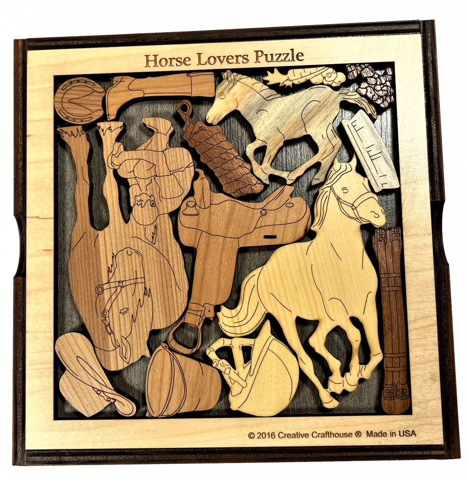 Horse Lovers Puzzle - Heart of the Home PA