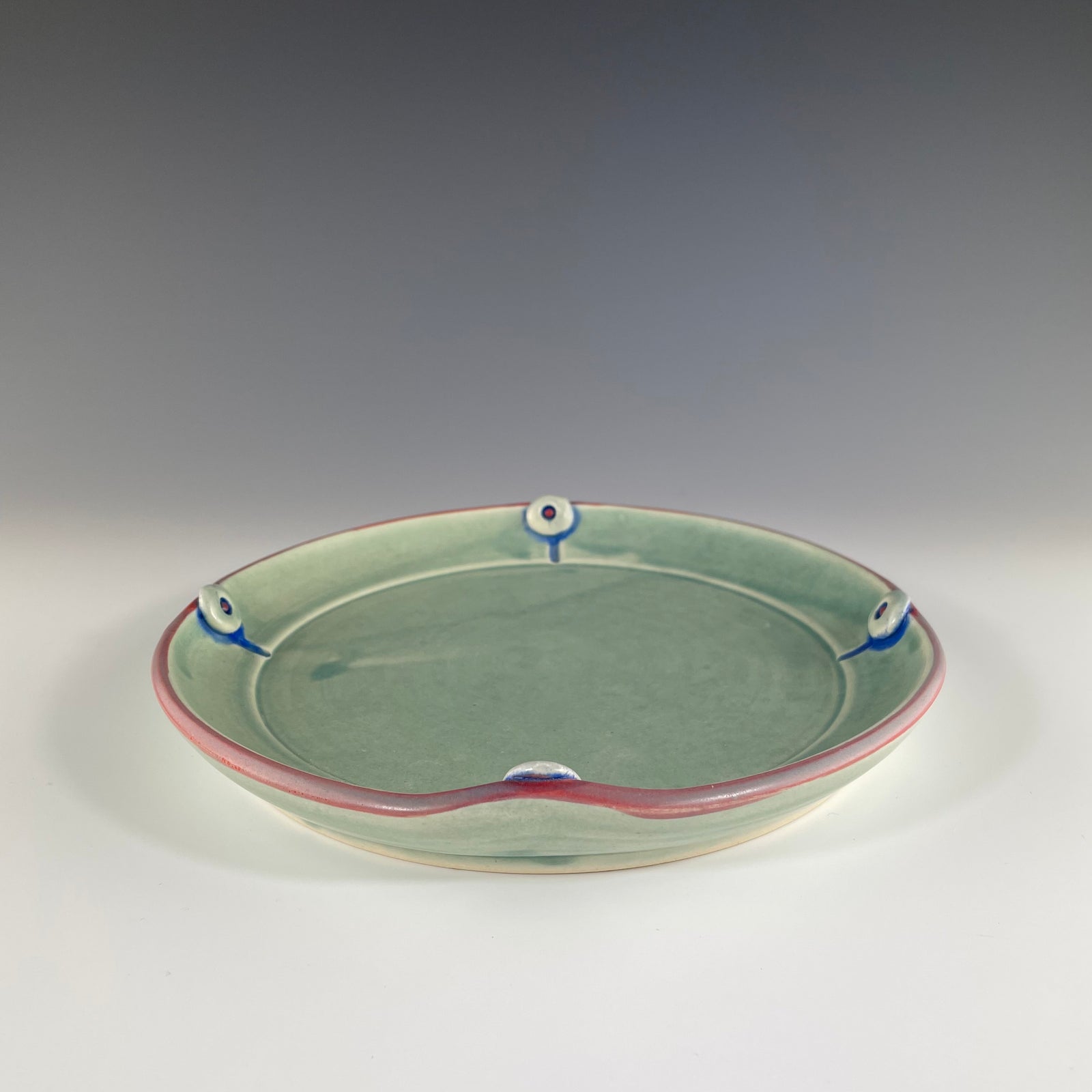 Dinner Plate in Green - Heart of the Home PA