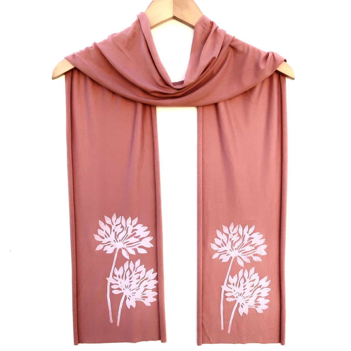 Allium Skinny Scarf in Peach - Heart of the Home PA