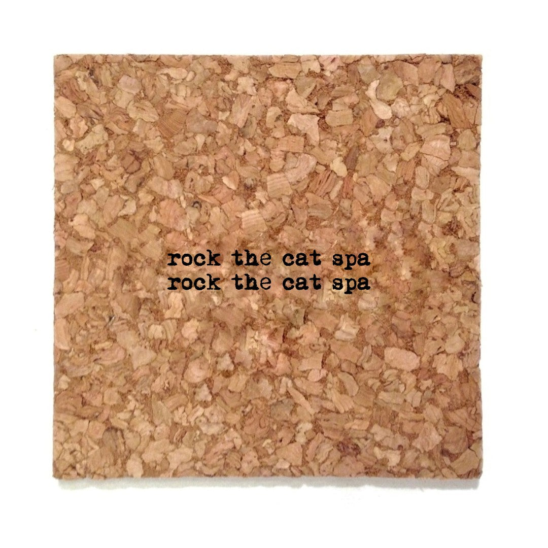Rock the Cat Spa Mistaken Lyrics Coaster - Heart of the Home PA