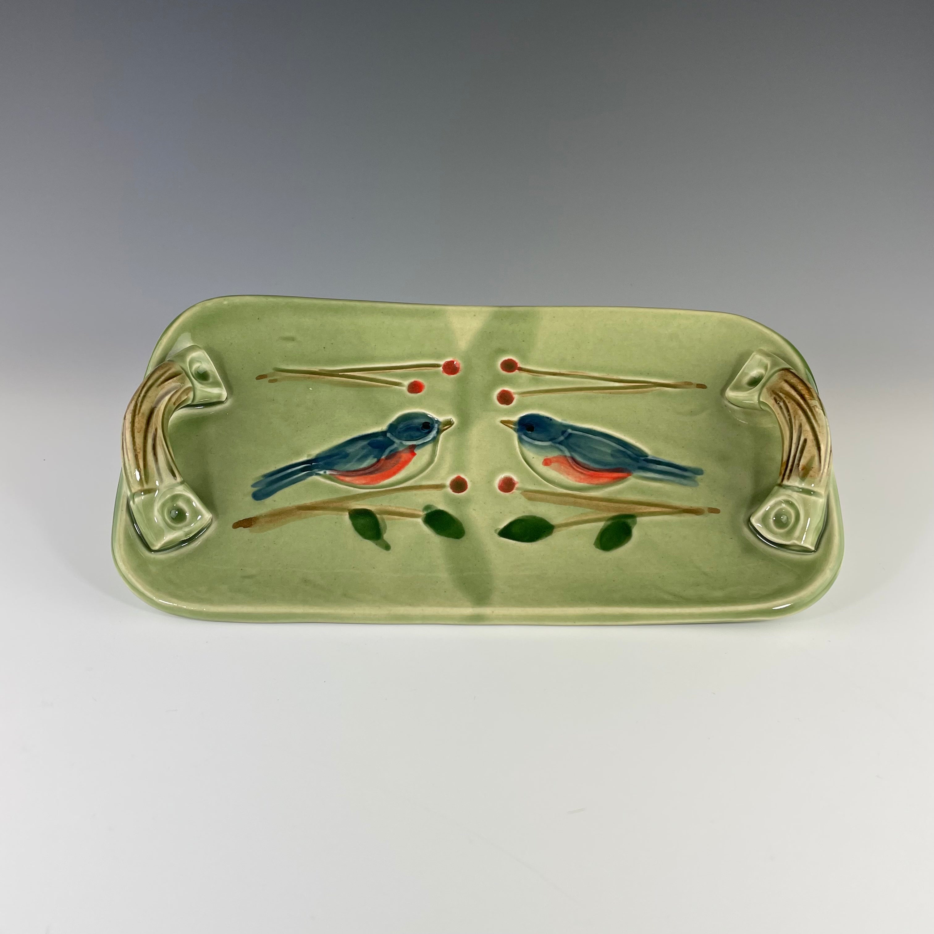 Bluebird Tray Green - Heart of the Home PA