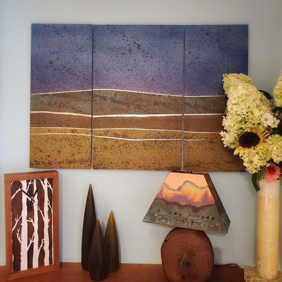 Ridges Triptych Wall Art - Heart of the Home PA
