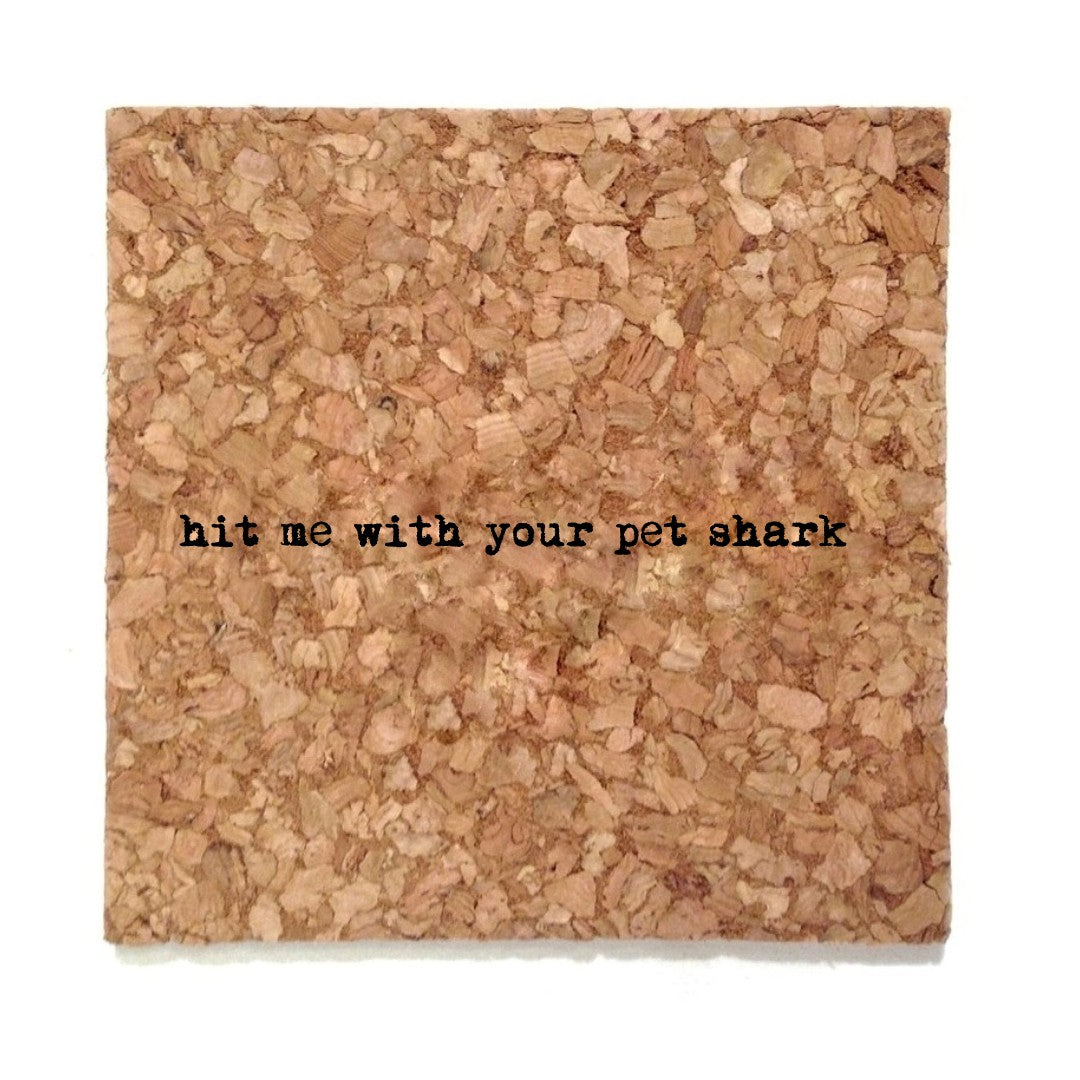 Hit Me With Your Pet Shark Mistaken Lyrics Coaster - Heart of the Home PA