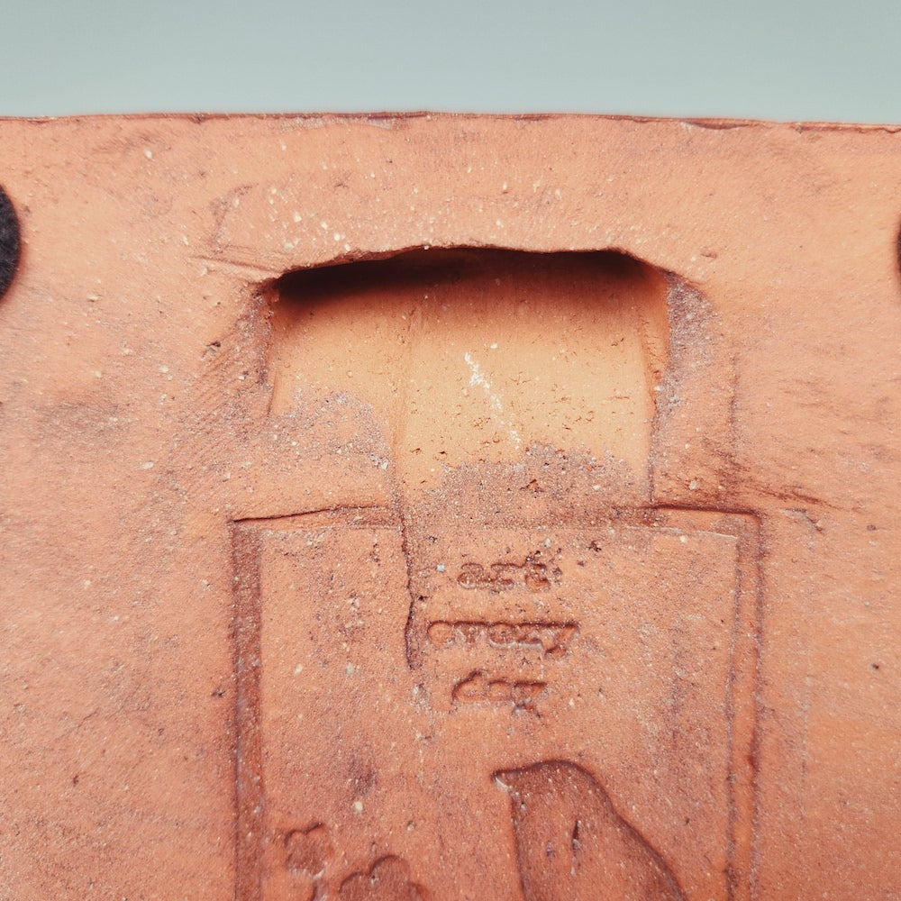 Small Wren Tile with Dark Blue Edge - Heart of the Home PA