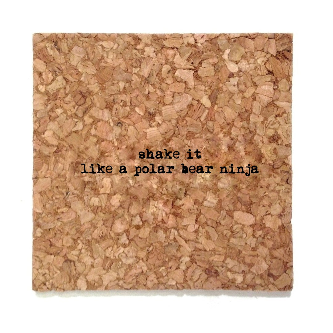 Polar Bear Mistaken Lyrics Coaster - Heart of the Home PA