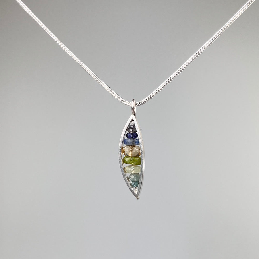 Seafoam Leaf Pendant - Heart of the Home PA