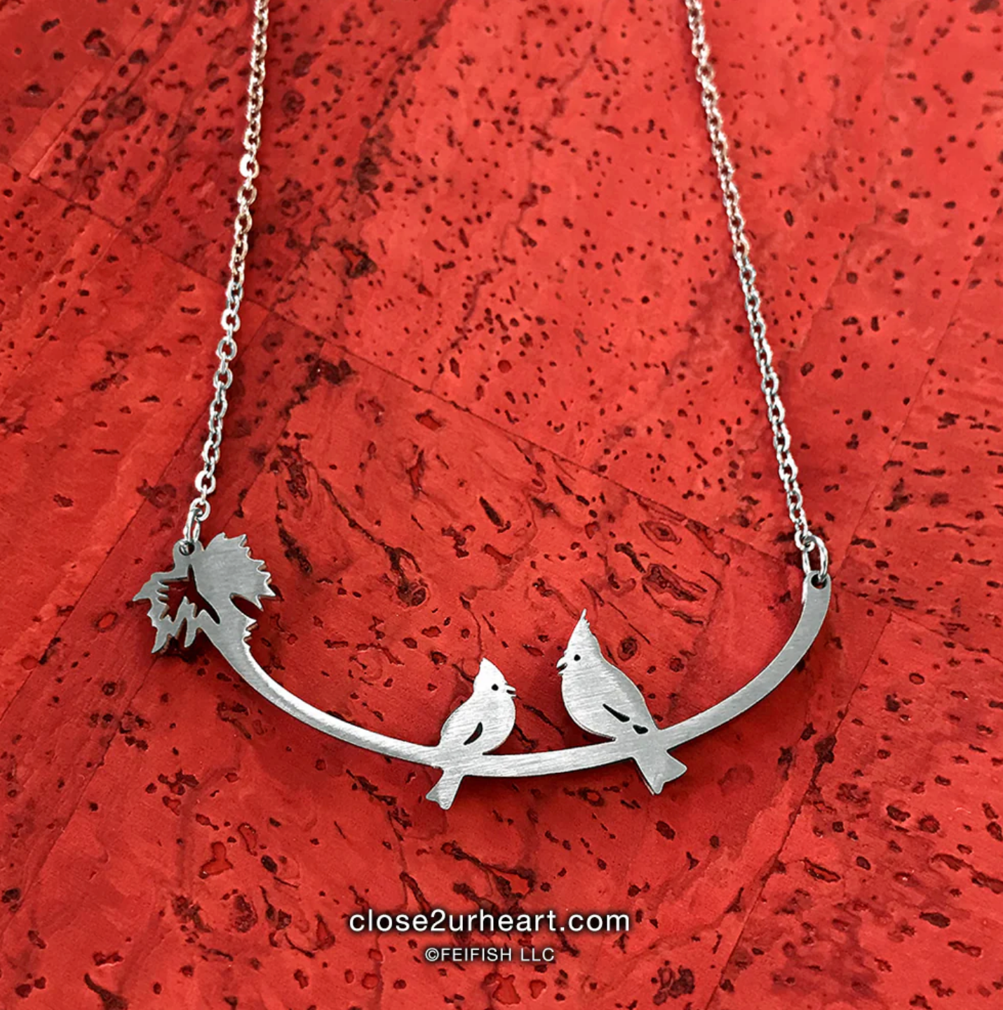 Cardinals Necklace - Heart of the Home PA