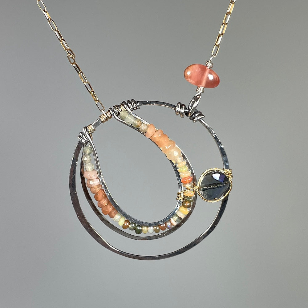 Opalsescent Eclipse Necklace - Heart of the Home PA
