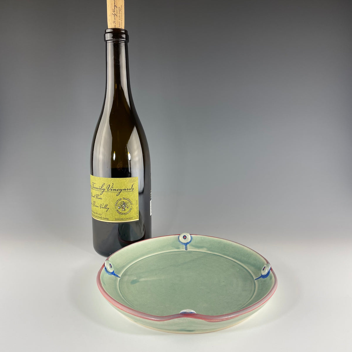 Dinner Plate in Green - Heart of the Home PA