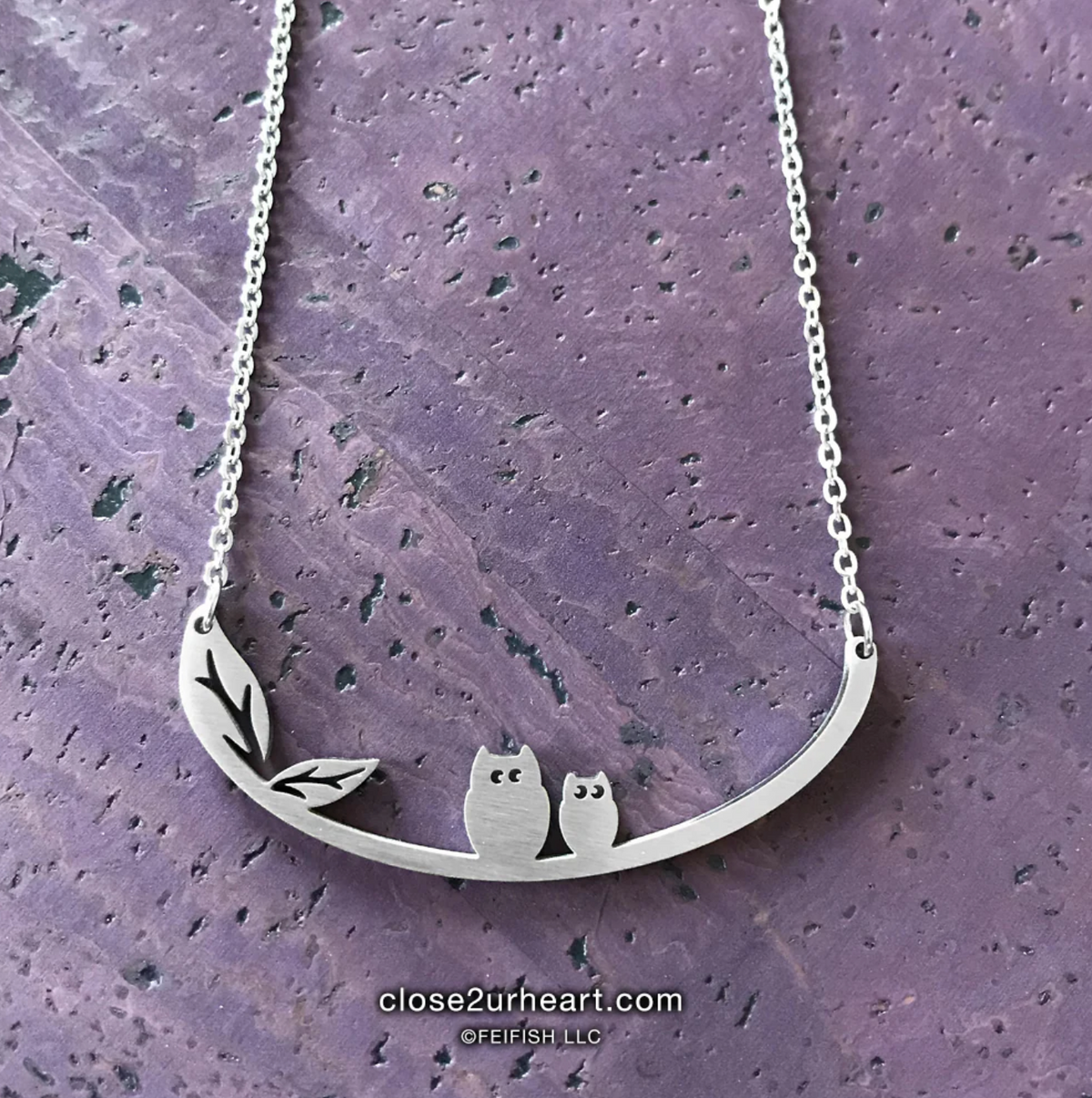 Owls Necklace - Heart of the Home PA