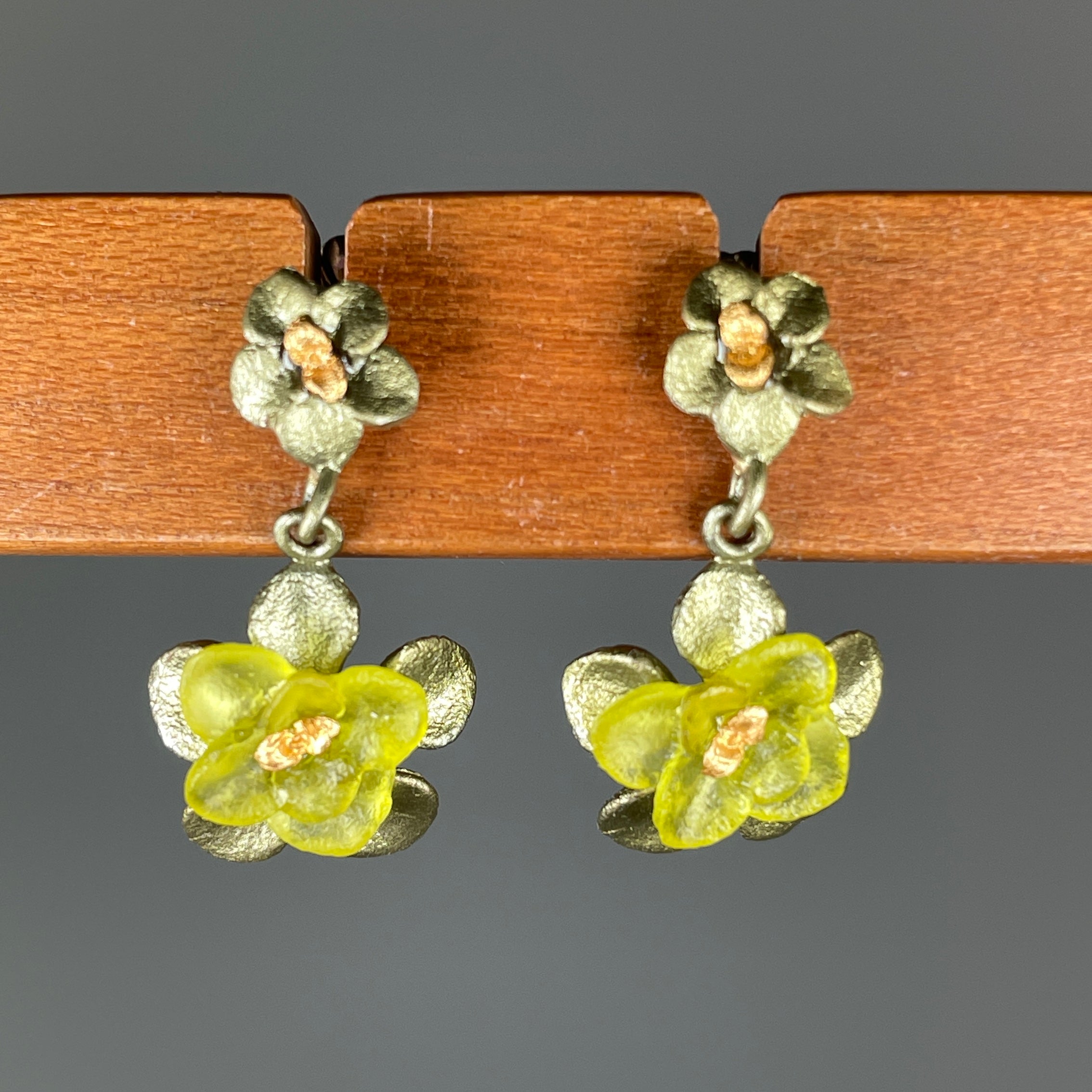 Desert Flower Drop Post Earrings - Heart of the Home PA