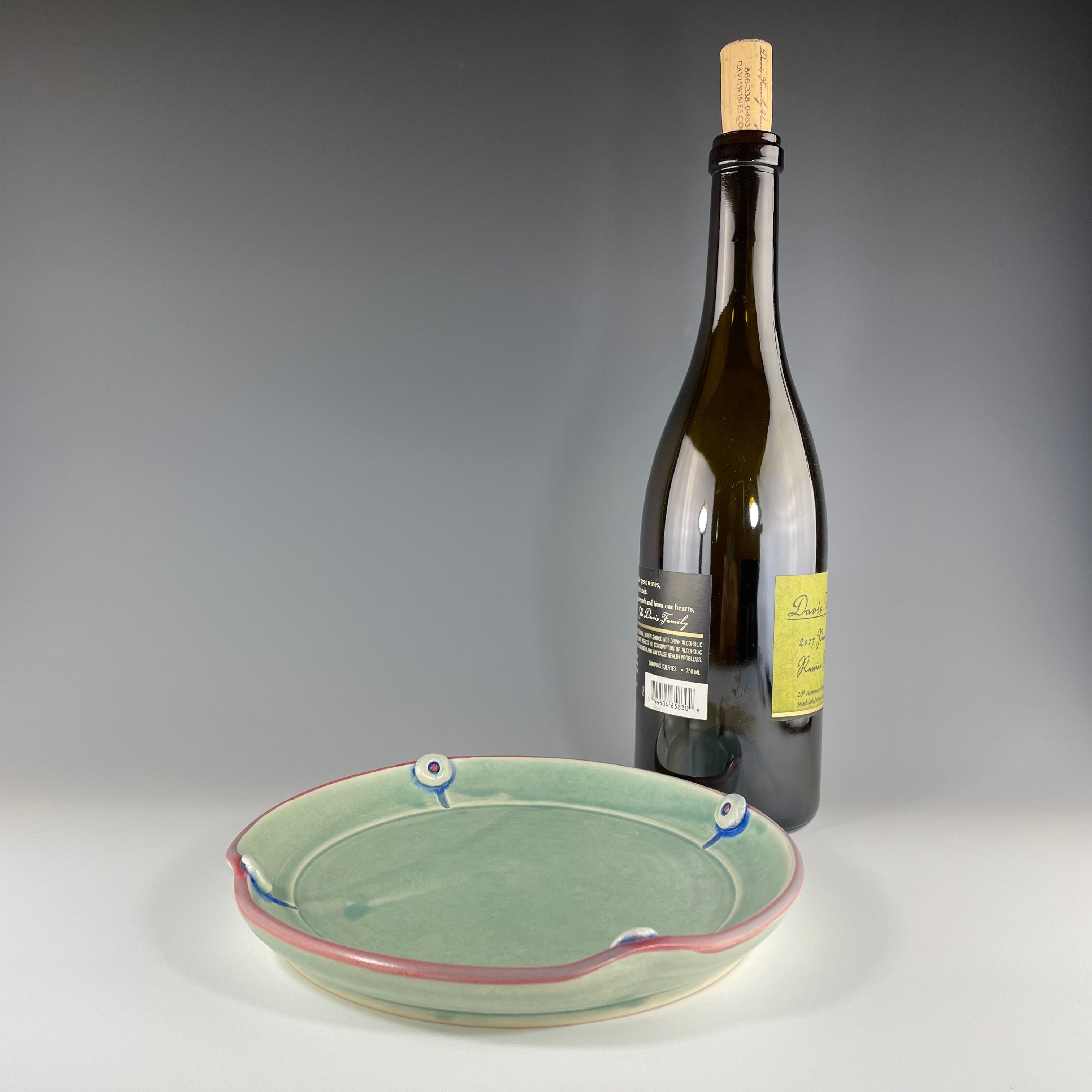 Salad Plate in Green - Heart of the Home PA