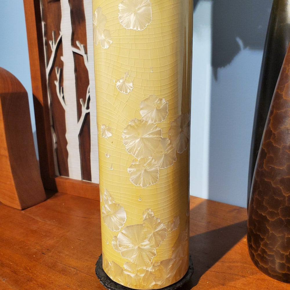 Honey Cylinder Vase - 14&quot; - Heart of the Home PA