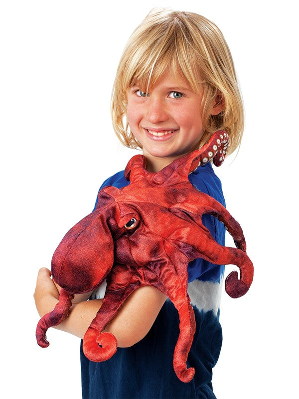 Red Octopus Puppet - Heart of the Home PA