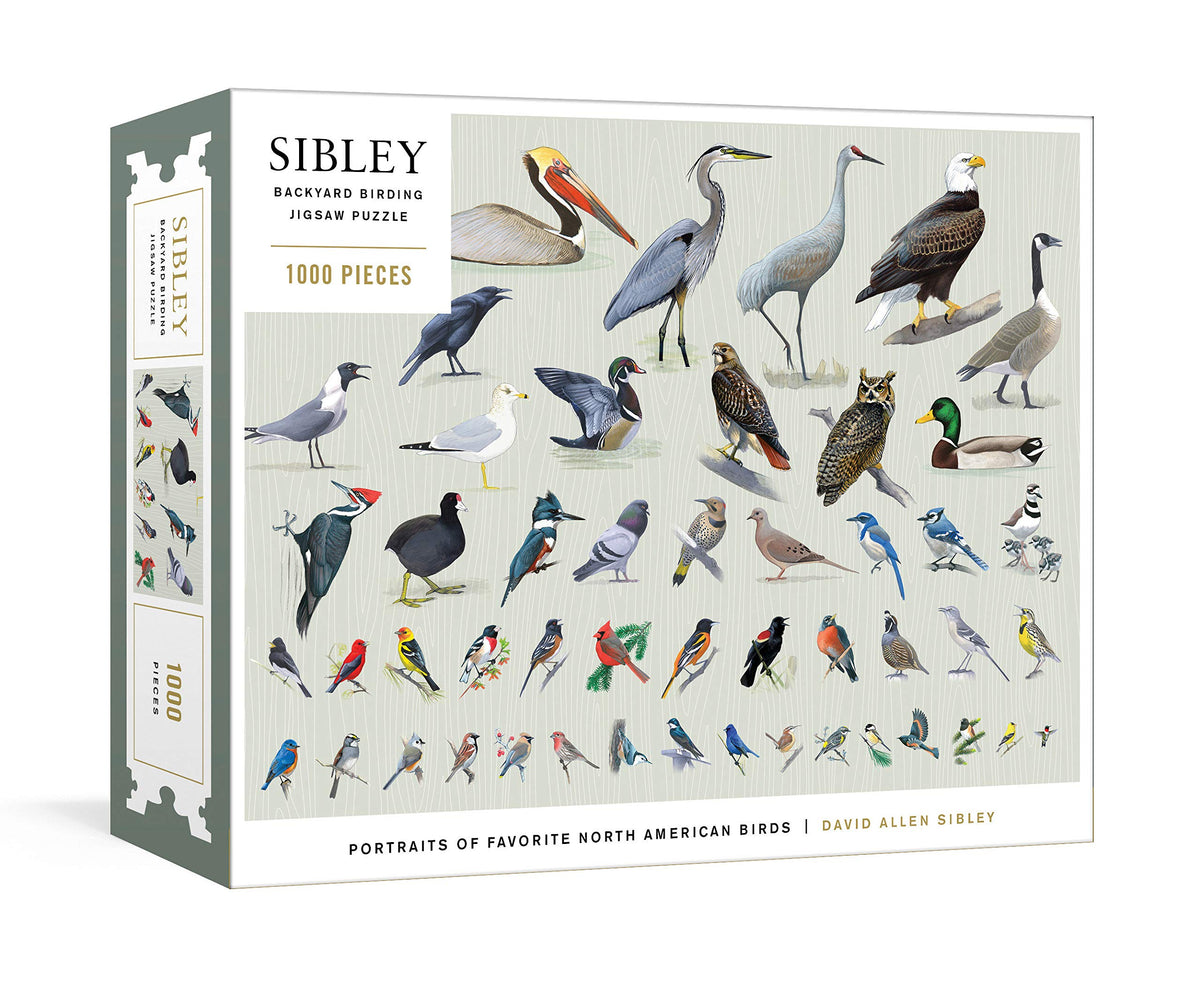 Sibley Backyard Birding Puzzle: 1000-Piece Jigsaw Puzzle - Heart of the Home PA