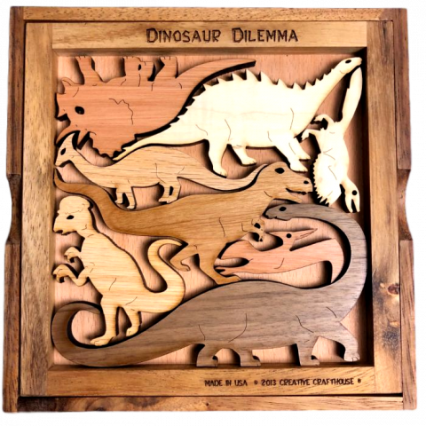 Dinosaur Dilemma Puzzle - Heart of the Home PA