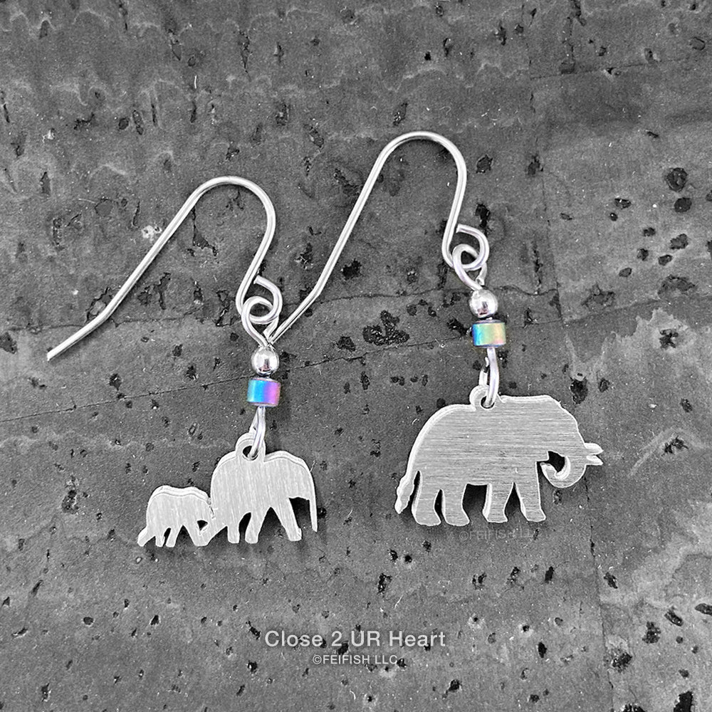 Elephant Earrings - Heart of the Home PA