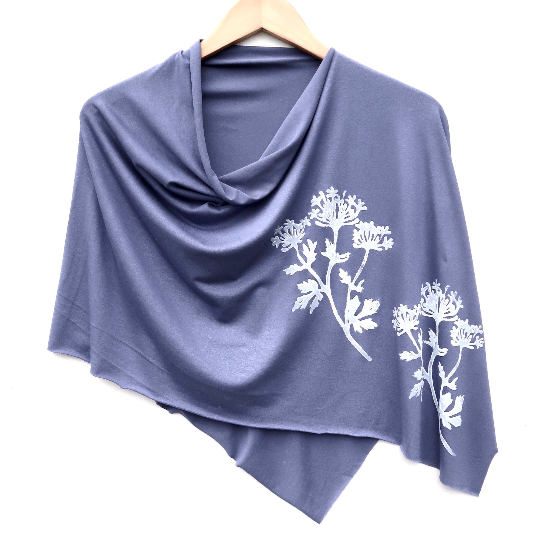 Parsley Poncho in Soft Blue - Heart of the Home PA