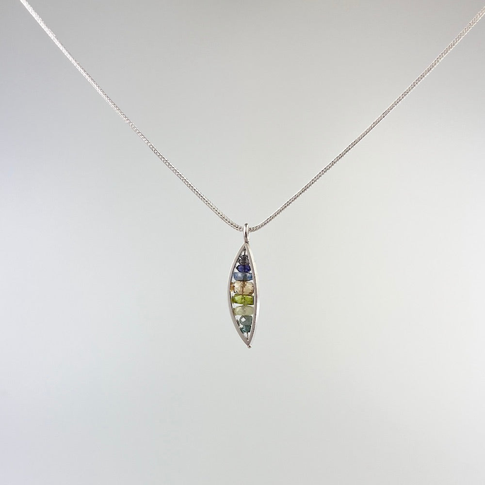 Seafoam Leaf Pendant - Heart of the Home PA