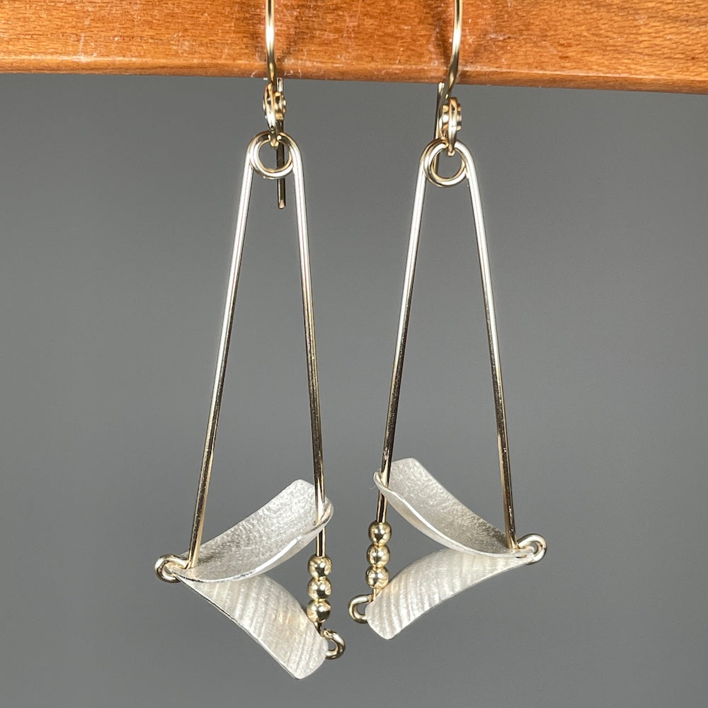 Drifting Petals Earrings - Heart of the Home PA