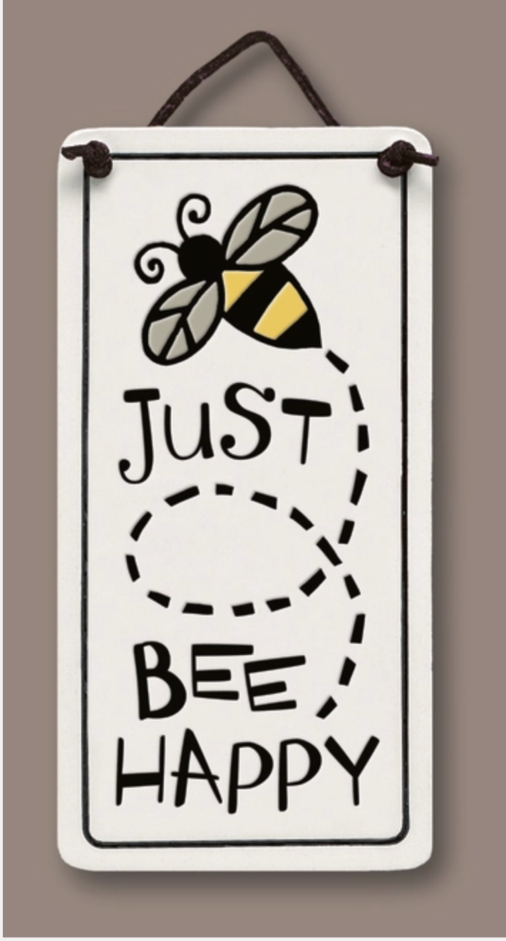 Bee Happy Wall Plaque - Heart of the Home PA
