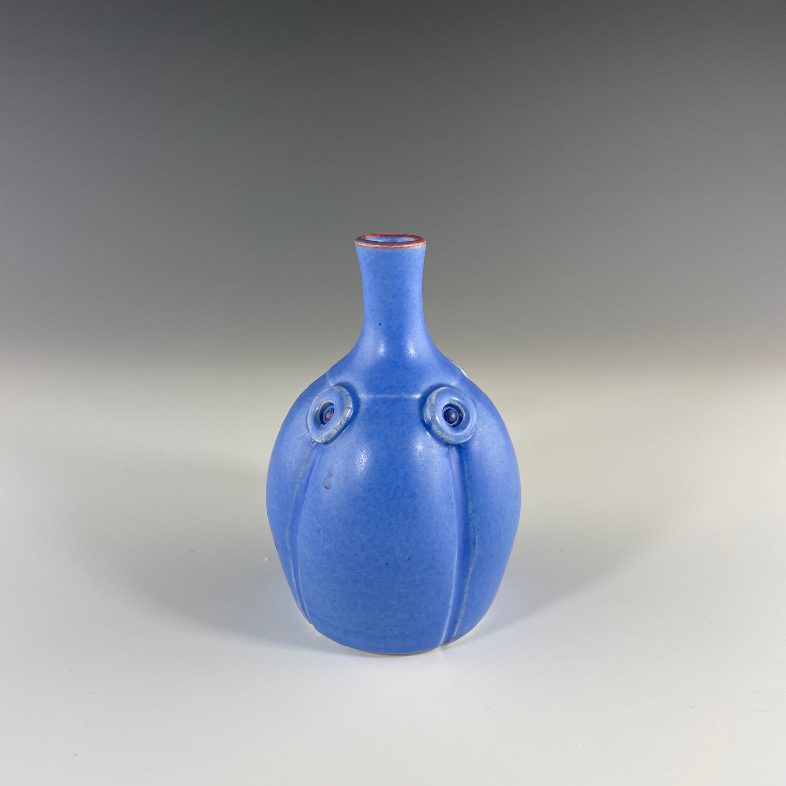 Small Button Bottle in Blue - Heart of the Home PA