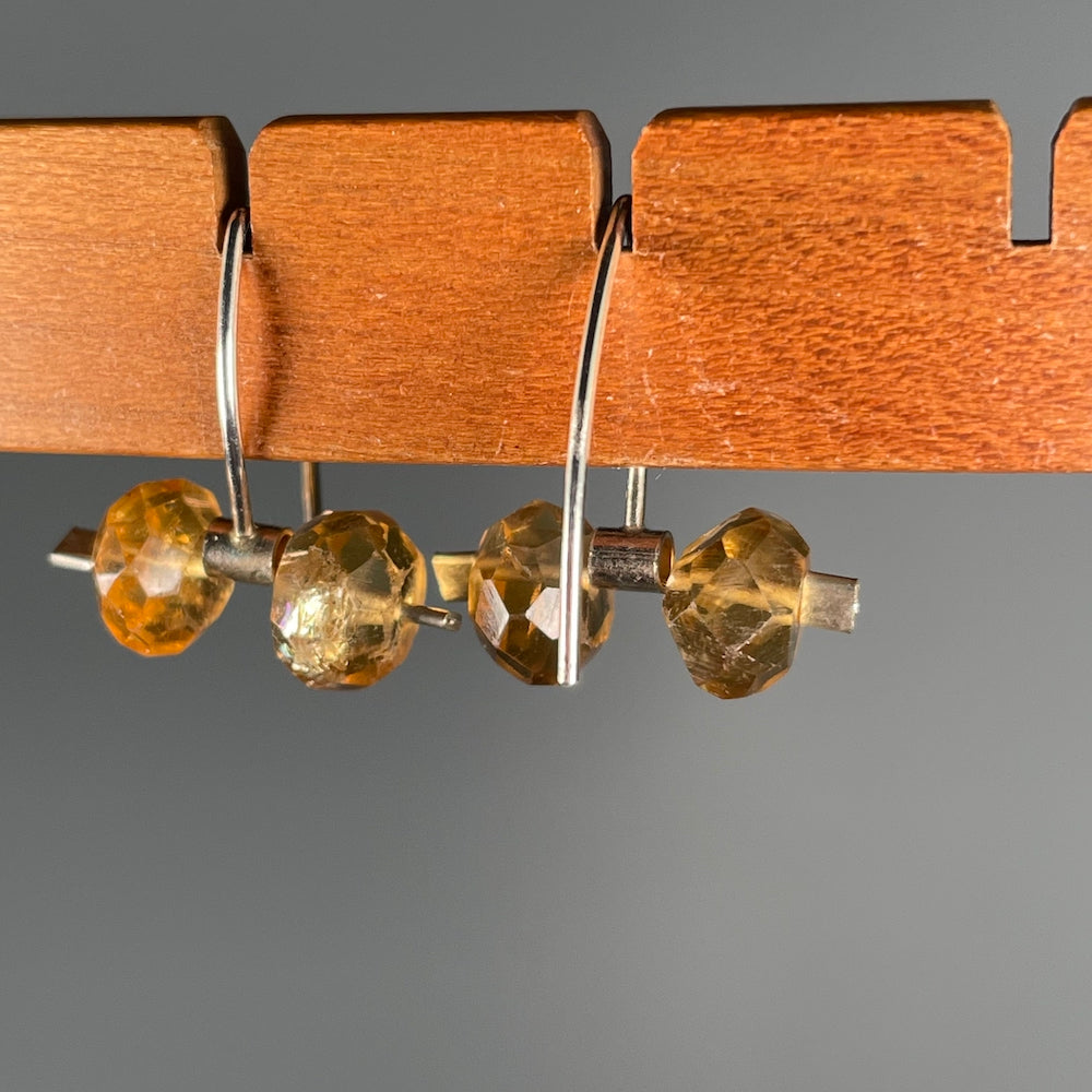 Citrine Bowtie Earrings - Heart of the Home PA