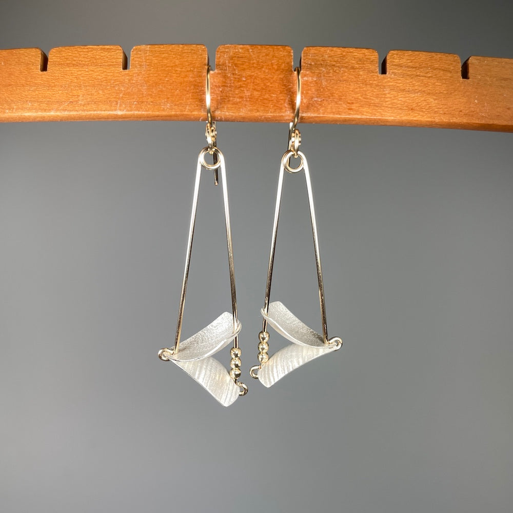 Drifting Petals Earrings - Heart of the Home PA