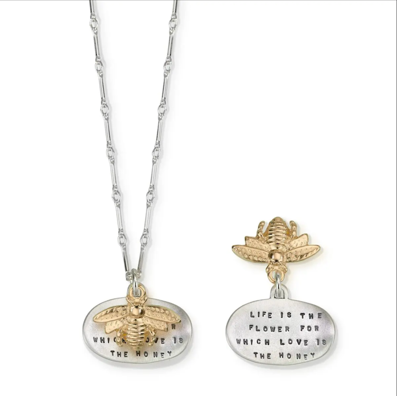 Love Is the Honey Pendant - Heart of the Home PA